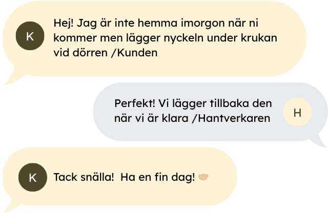 Smidig kommunikation via chatt