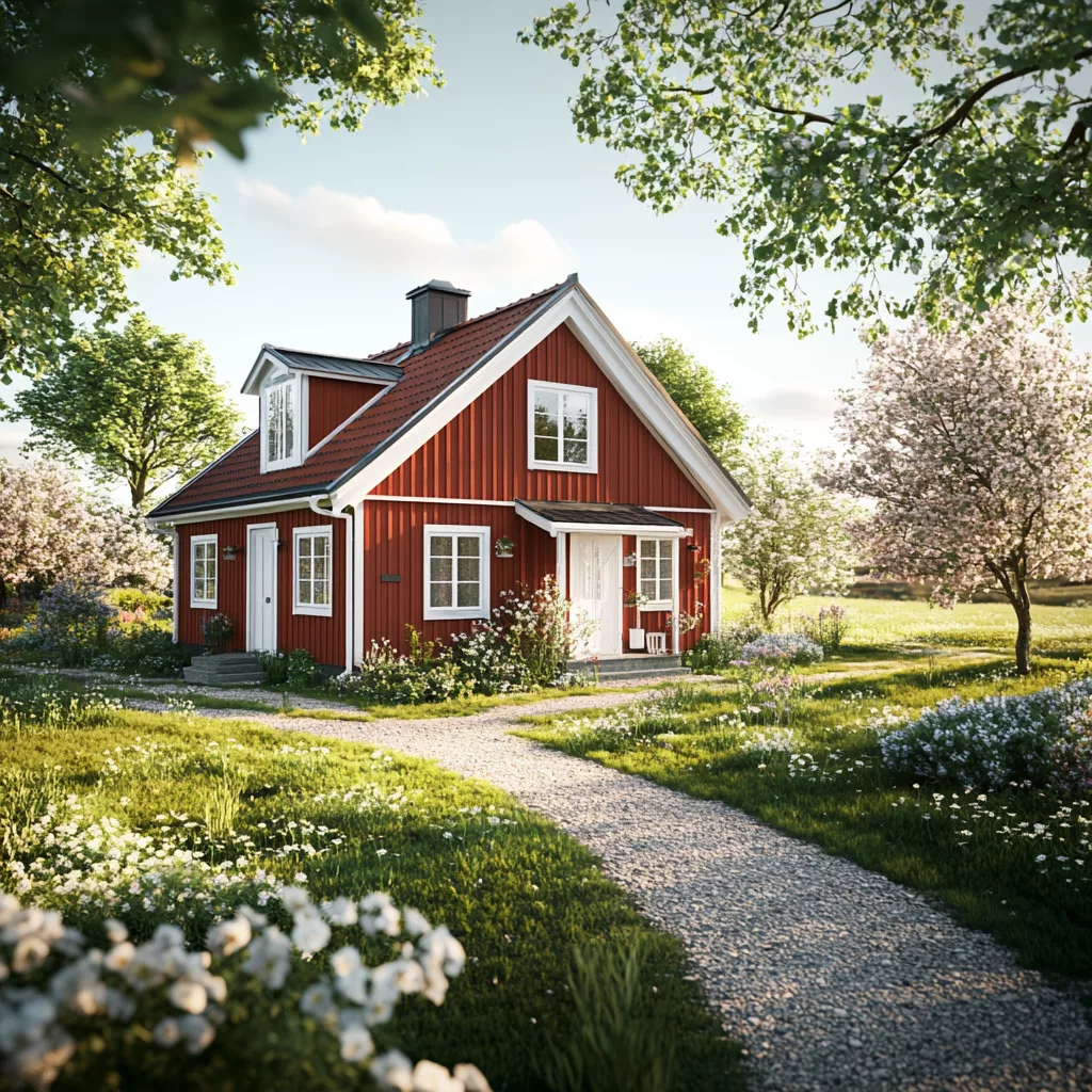 Boka målning på vintern